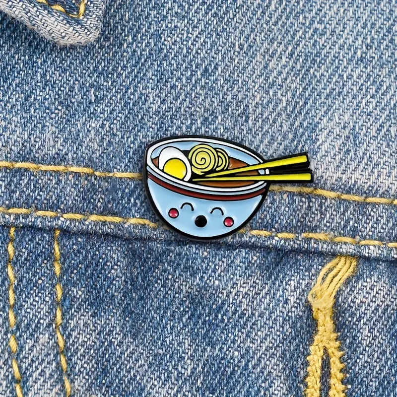'Noodle Bowl' Enamel Pin