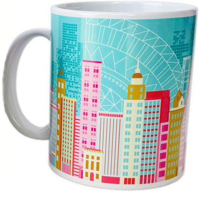 Amanda Murphy Cityscape Mug - Day