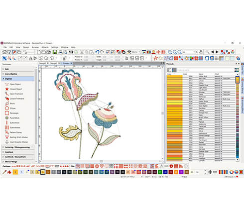 Embroidery Software 9 DesignerPlus