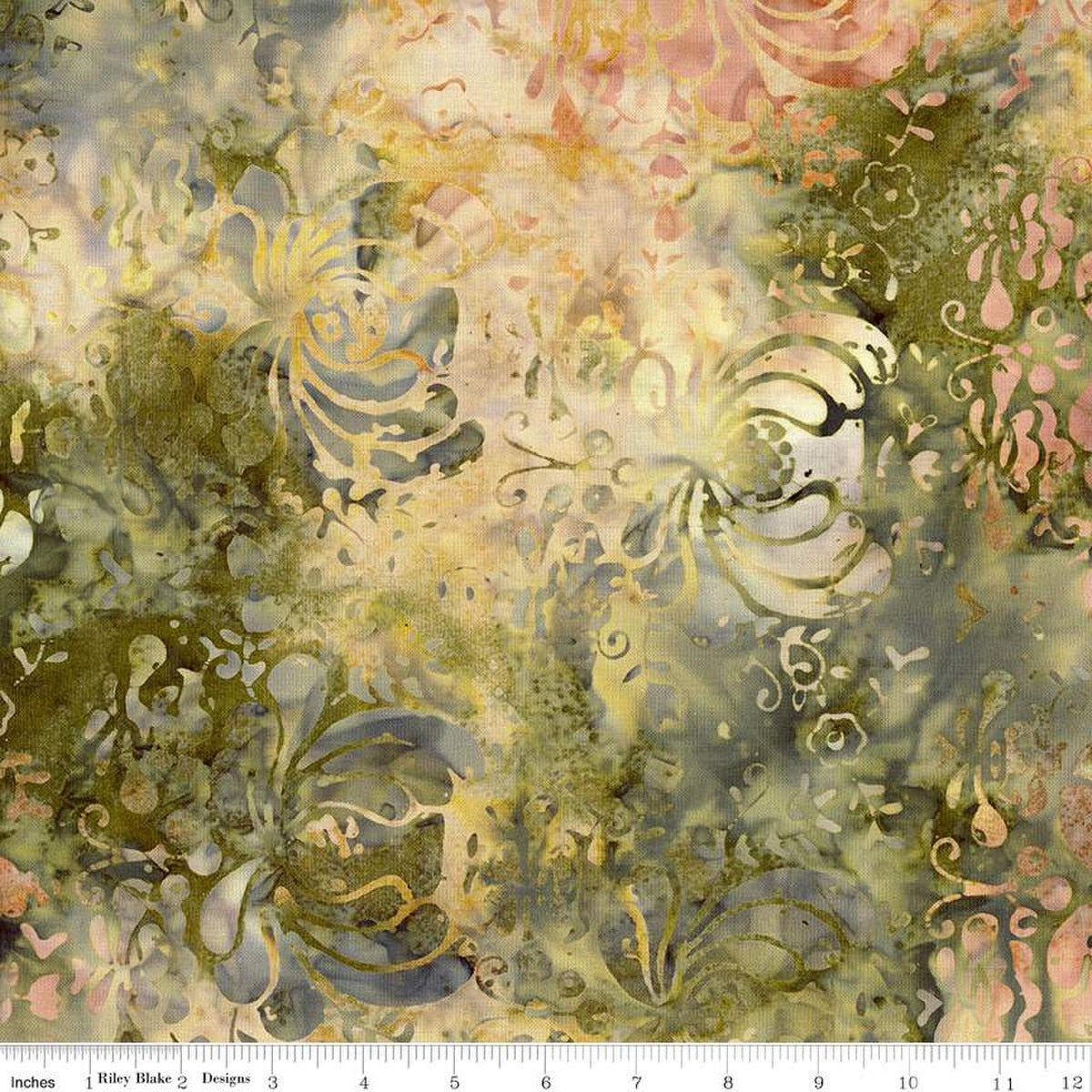 Expression Batiks Urban Folk Sage