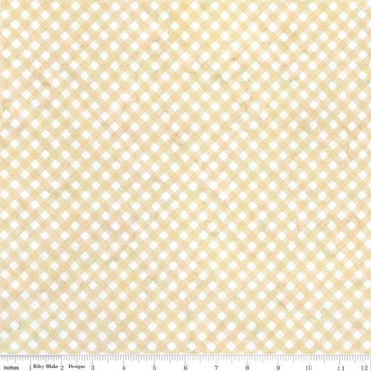 Expressions Batiks Watercolor Daisies Cornsilk