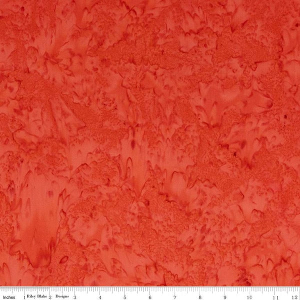 Expressions Batiks Hand Dyes Blood Orange