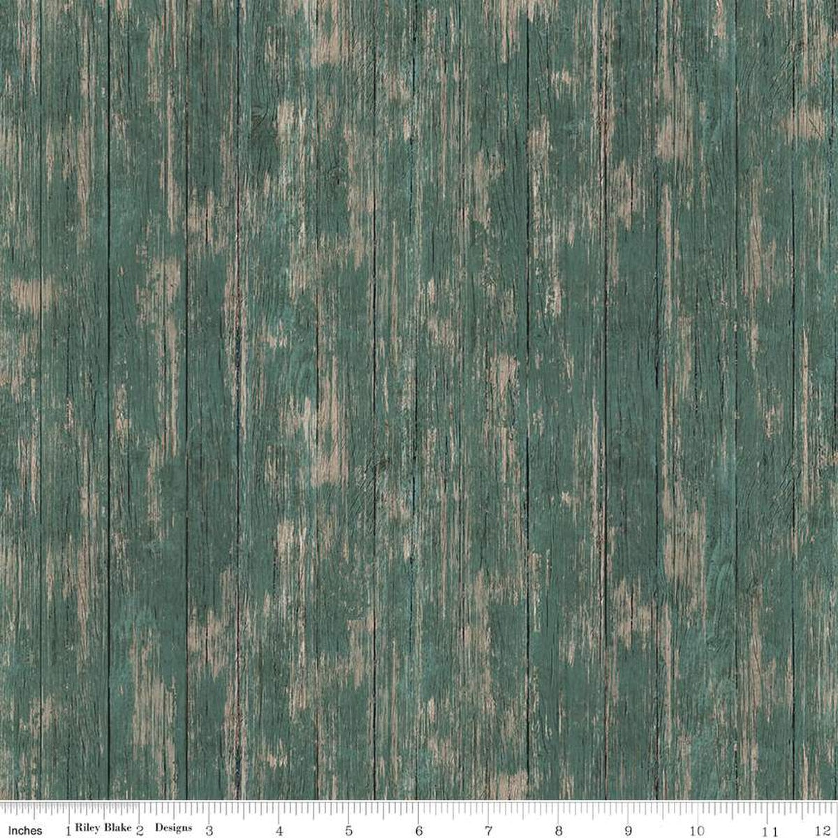 Covered Bridges in Spring Barn Wood Aqua