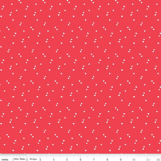 Seasonal Basic Hearts Red