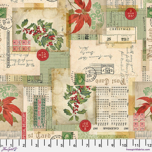 Postcard Collage Canvas - Multi