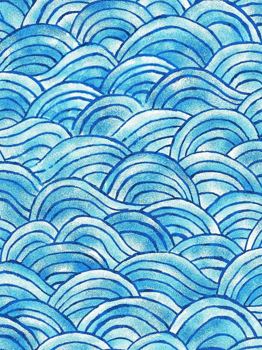 Surfside Waves Blue