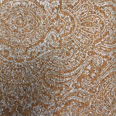 Cork Blend Fabric 51 in x 19 in Paisley