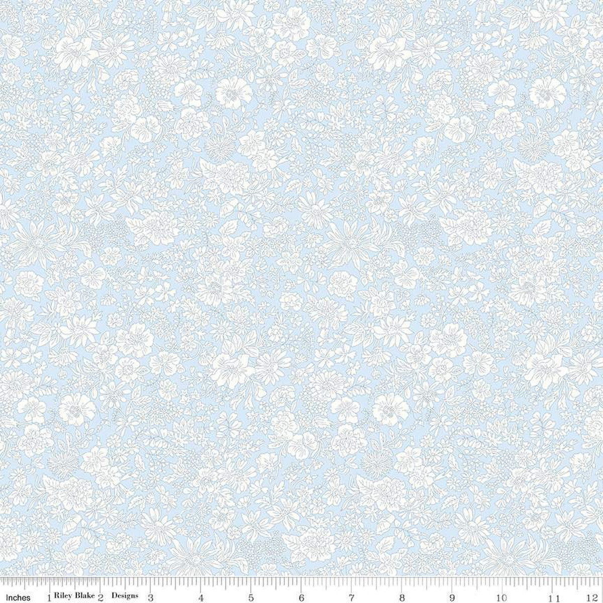 Pale Sky - Emily Belle - Liberty of London quilting cotton