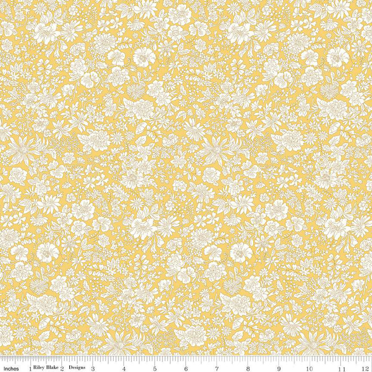 Sunshine Yellow - Emily Belle - Liberty of London quilting cotton