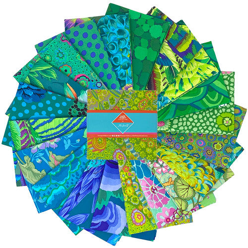 Kaffe Fassett - Classics Plus - 5" Charm Pack - Tidal
