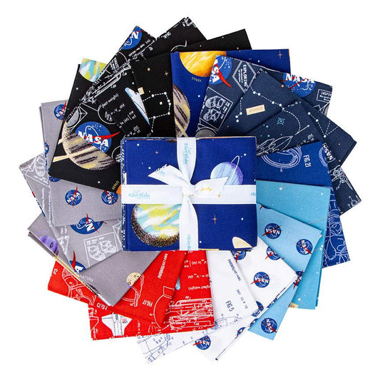 Outer Space by NASA Fat Quarter Bundle, 18 Pcs