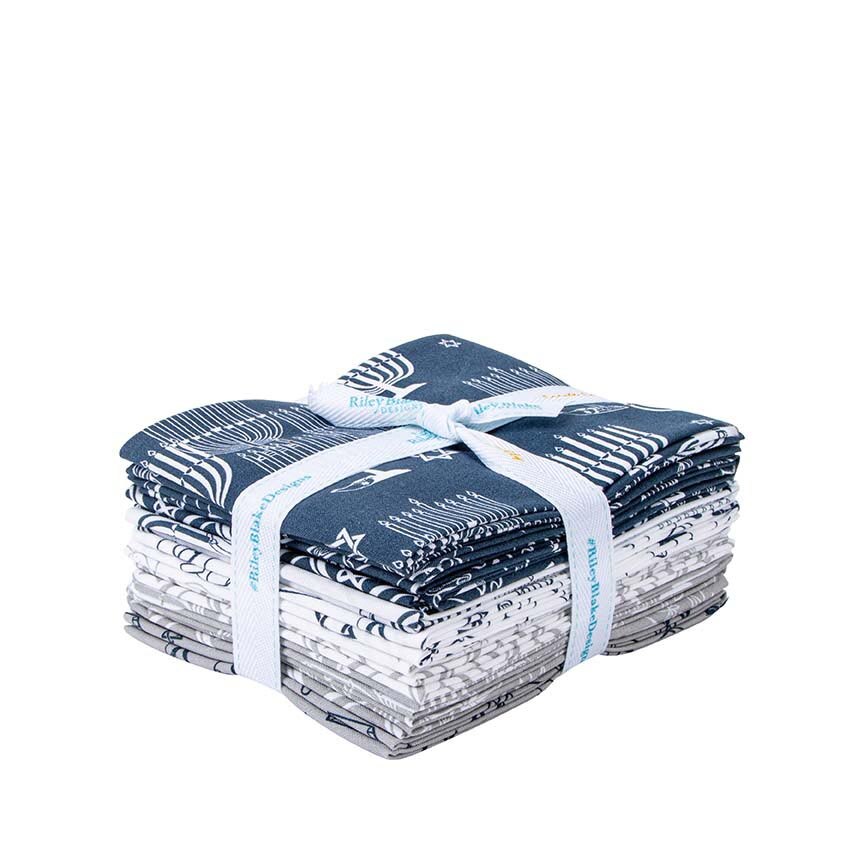 8 Nights, 8 Lights Fat Quarter Bundle, 12 Pcs.