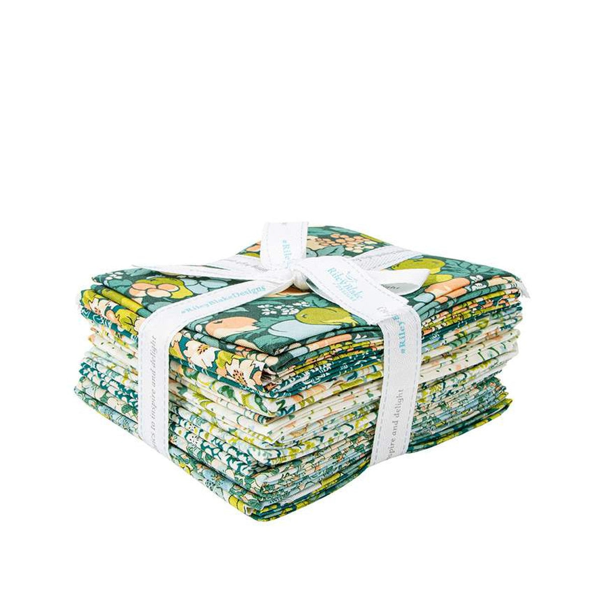 Liberty Tree of Life Canopy Greens Fat Quarter Bundle, 13 Pcs.
