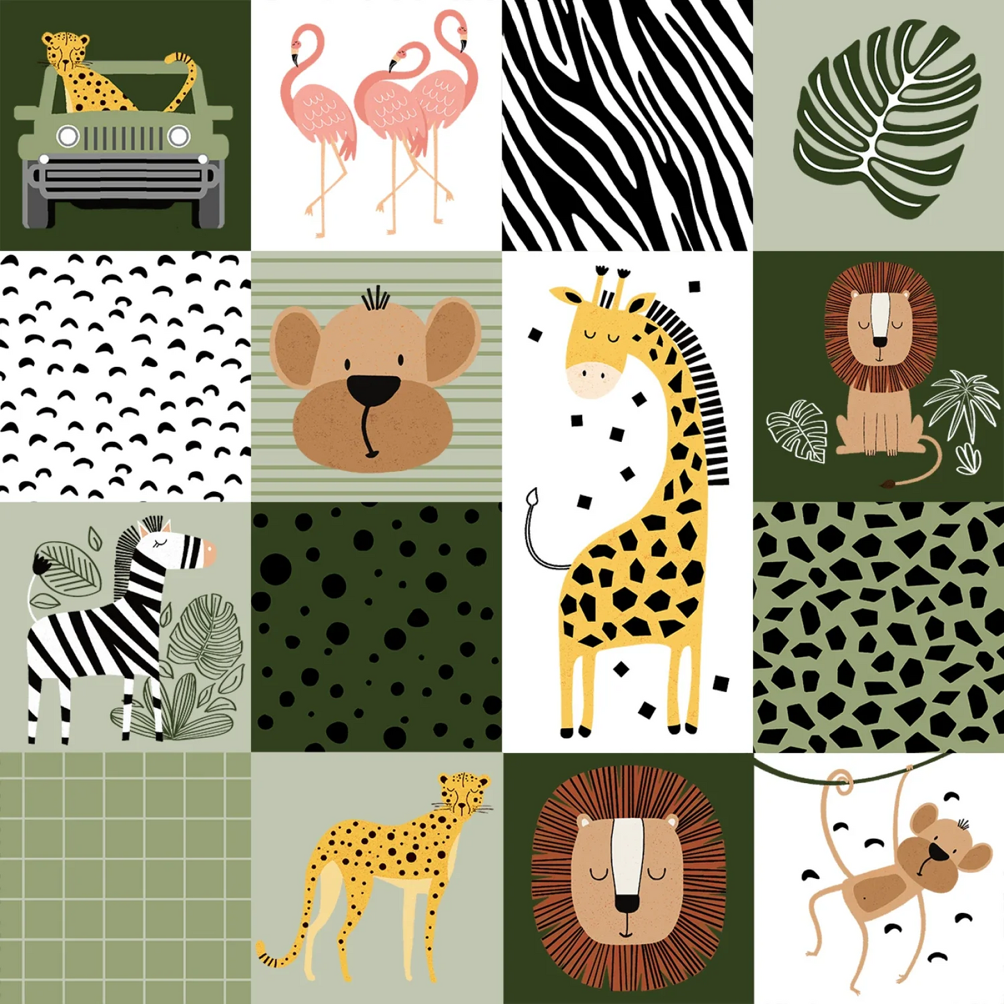 Wild Safari - 6" Wild Safari Patch - Multi
