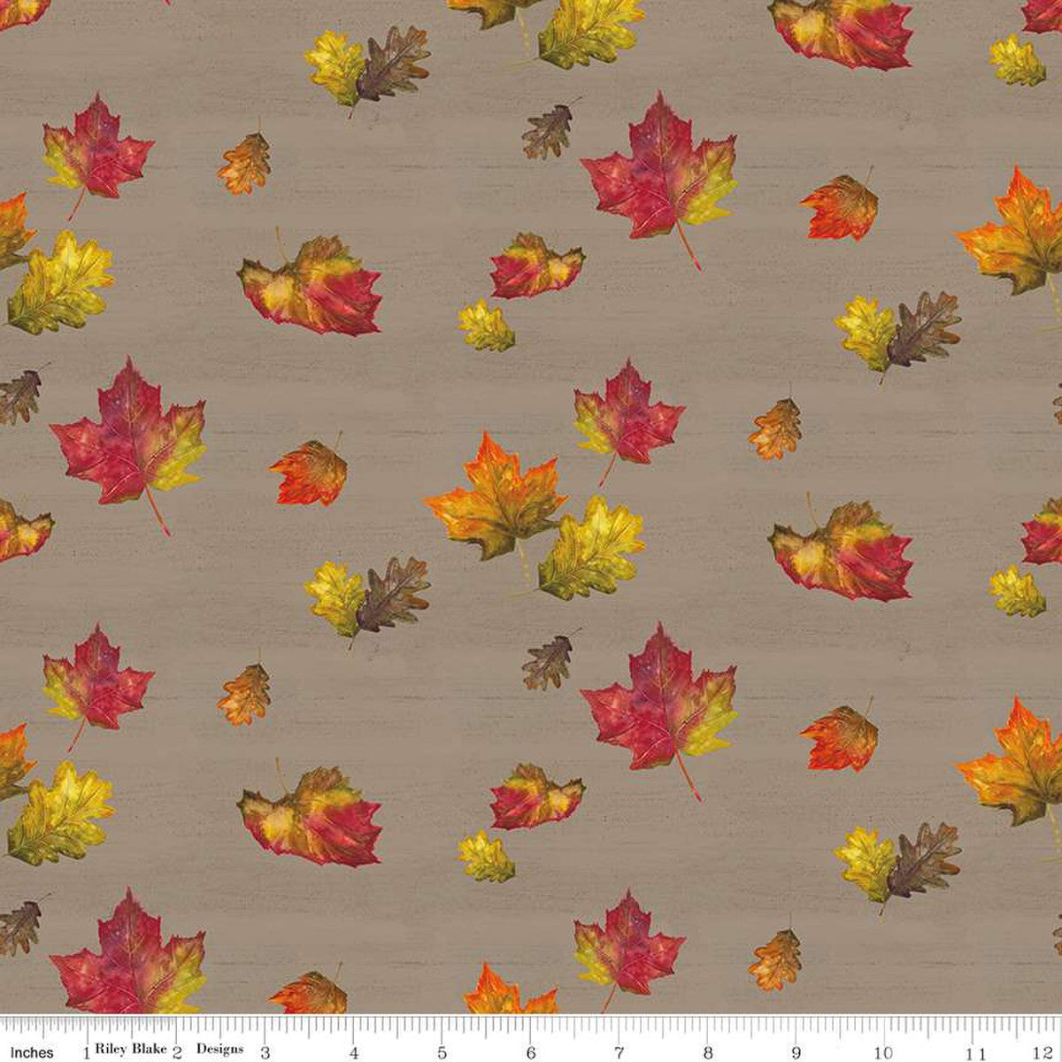Fall Barn Quilts Leaf Toss Clay