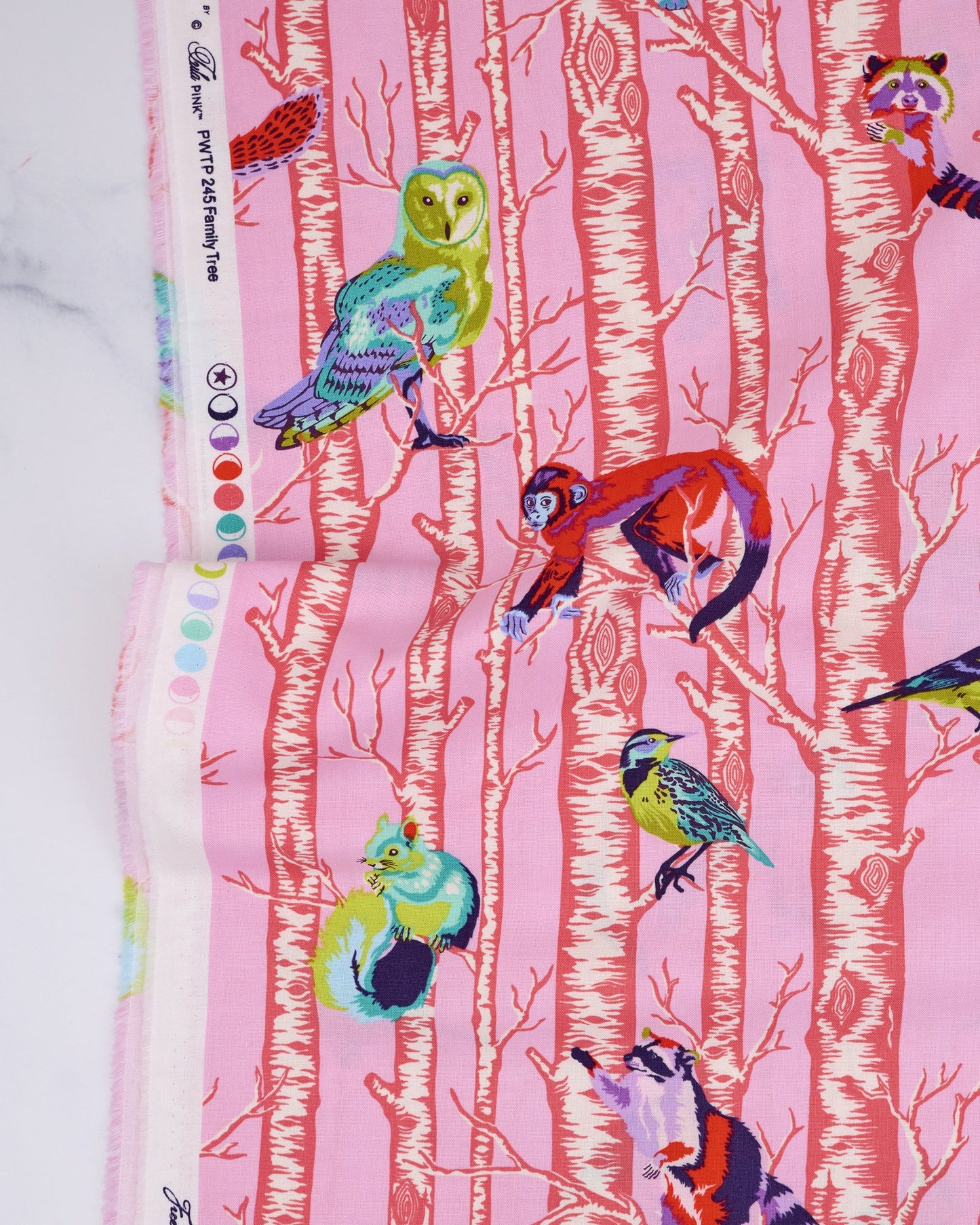 Pre-order - Tula Pink - Family Tree - Honey || Full Moon Forest II