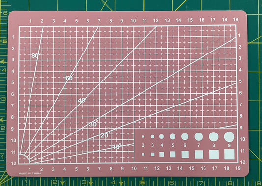 Mini cutting mat in cm (5.5”x8”)
