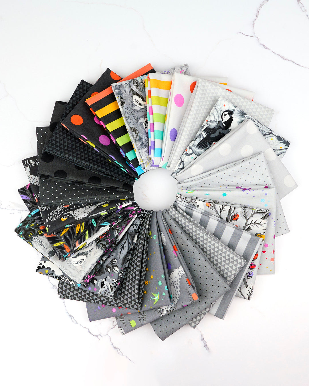 *Pre-order* Tula Pink - Graywork + True Colors Graywork Full Collections Bundles - 24 pcs