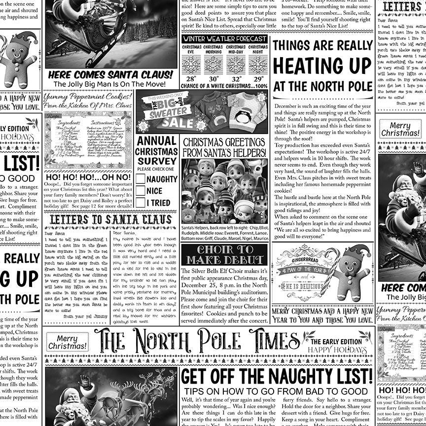 North Pole News - White