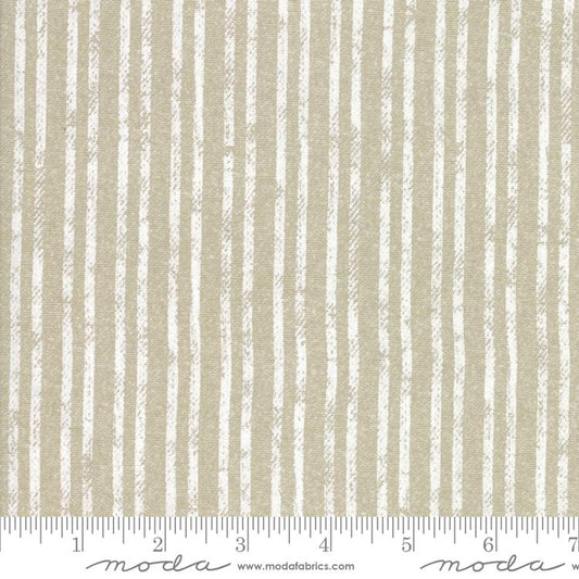 54" Branded Canvas Stripe Khaki