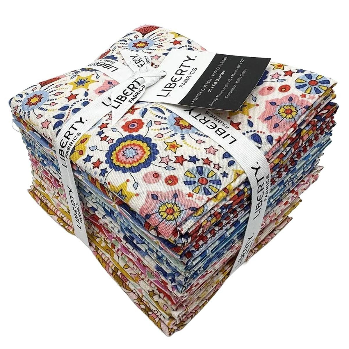 Liberty Summer Fair Fat Quarter Bundle, 20 Pcs.