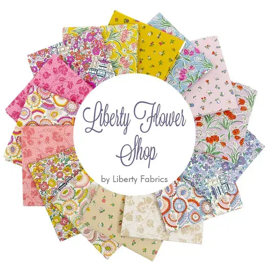 Liberty Flower Shop Fat Quarter Bundle, 15 Pcs.