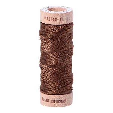 Aurifil - Floss Cotton 6-Strand 18yd Solid Dark Antique Gold - 2372