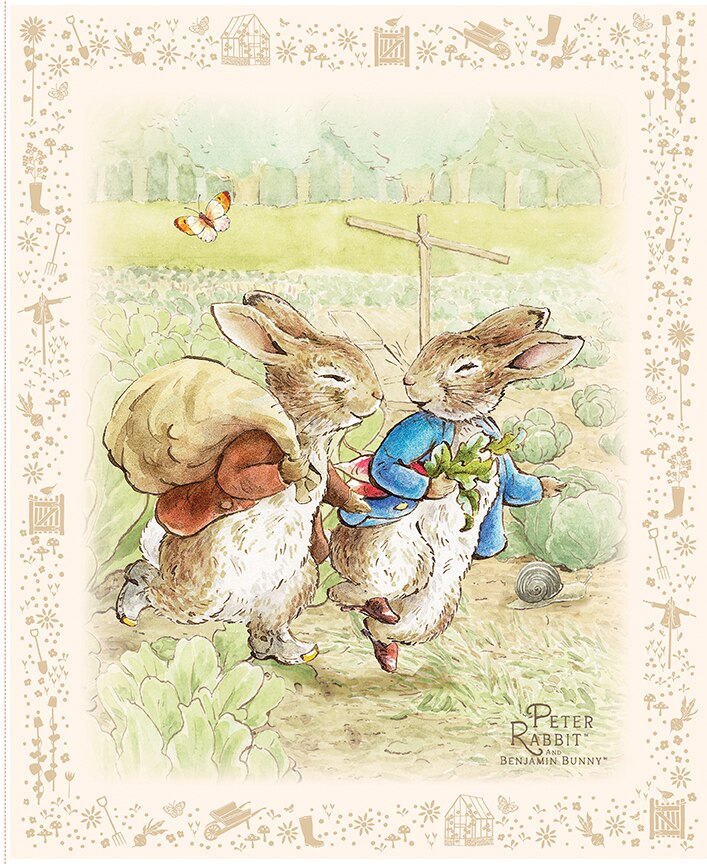 Peter Rabbit™ and Benjamin Bunny™ Panel