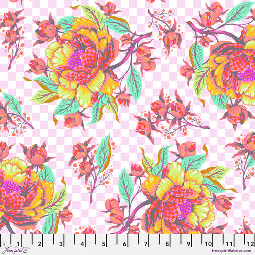 Tula Pink - Peony for Your Thoughts - Lunar || Untamed