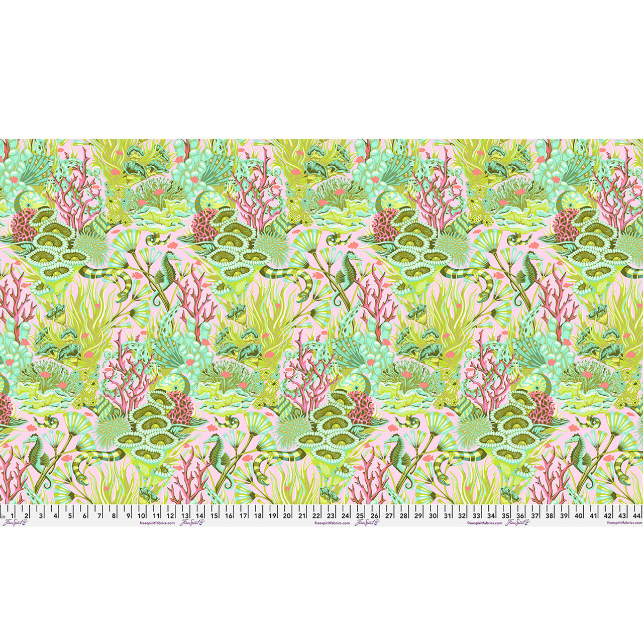 *Pre-order* Tula Pink - Reef What You Sew - Coralline || Floral Reef
