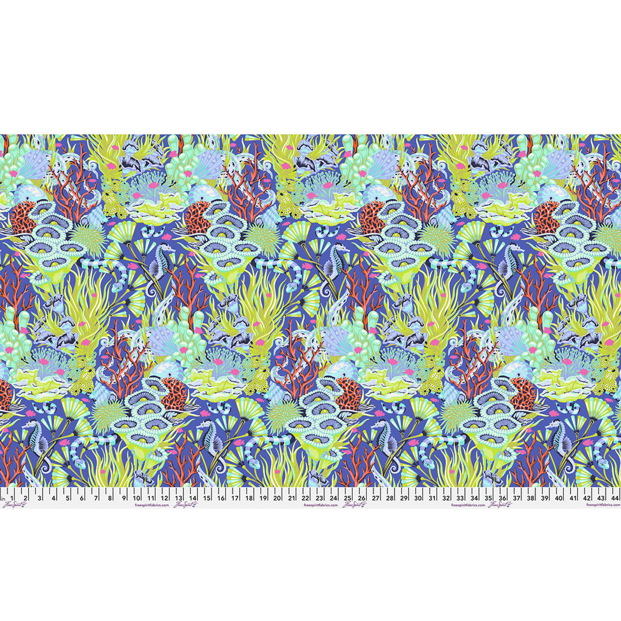 *Pre-order* Tula Pink - Reef What You Sew - Marine || Floral Reef
