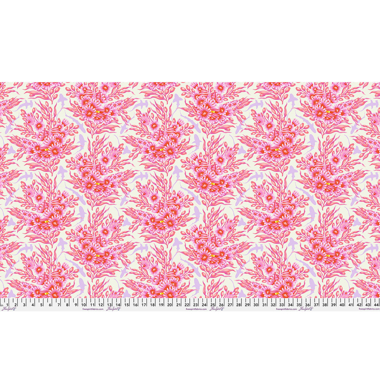 *Pre-order* Tula Pink - Shadow Sharks - Delphine || Floral Reef