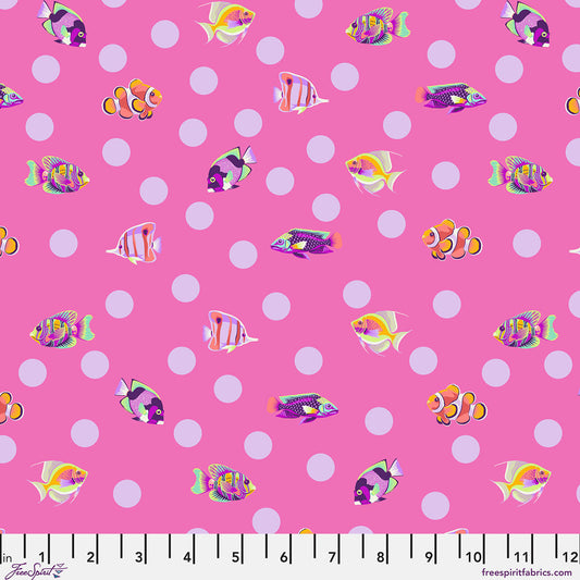 *Pre-order* Tula Pink - School Crossing - Delphine || Floral Reef