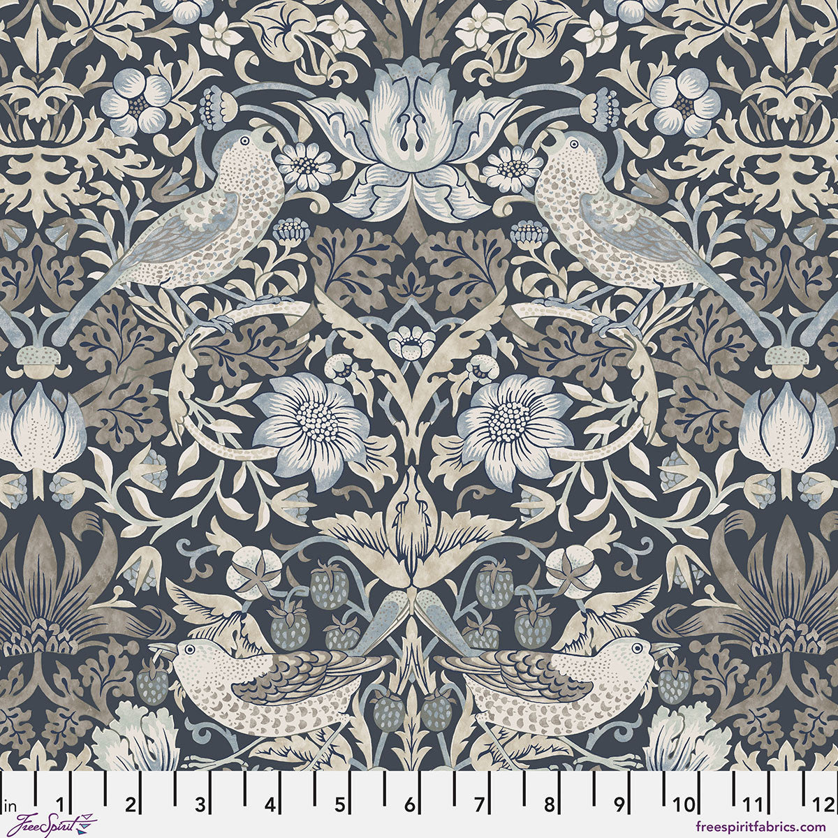 *Pre-order* Strawberry Thief - Charcoal || Morden