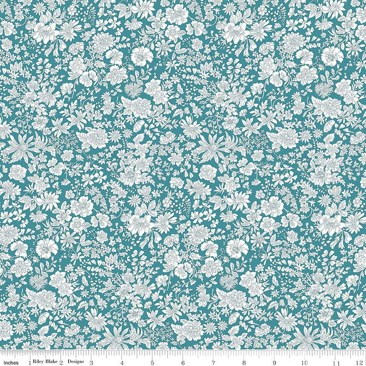 Peacock - Emily Belle - Liberty of London quilting cotton