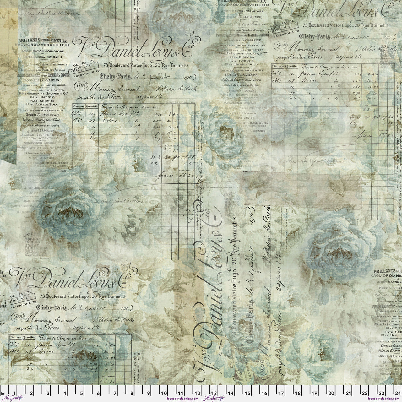 Receipt 108 - Aqua || Tim Holtz Eclectic Elements