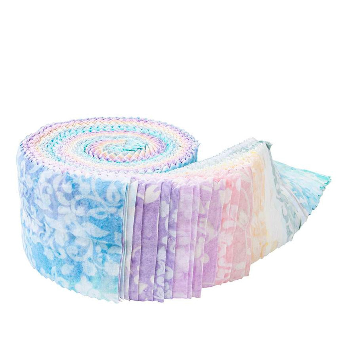 Batiks Elementals Candy Coated 2.5 Inch Rolie Polie, 40 Pcs.