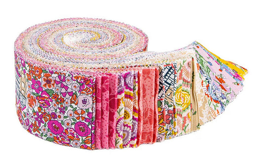 Liberty Flower Shop 2.5 Inch Jelly Roll, 40 Pcs.