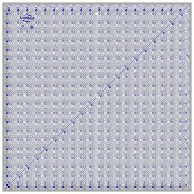 SpinAbout 20.5 in Square Ruler