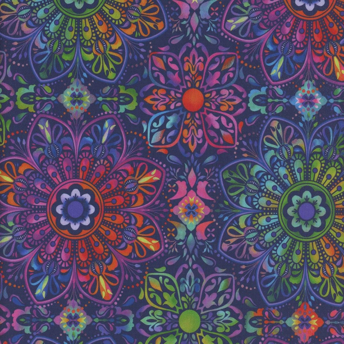 Butterfly Boutique - Blocks - 24 Inch - Indigo Multi