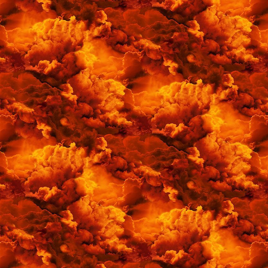 Dragon Fire Sky - Orange