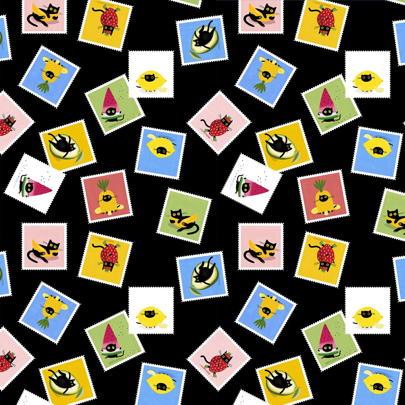 Oil Furruit Postage Stamps