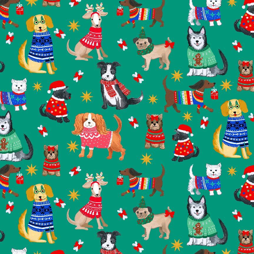 Santa’s Little Yelper - Emerald