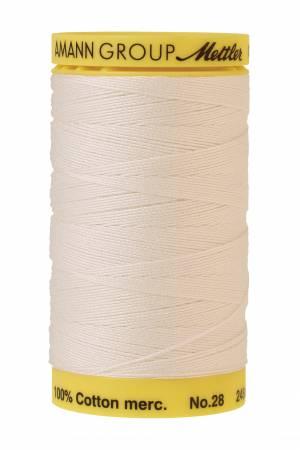 Silk Finish 28wt Solid Cotton Thread 267yds Candlewick 9129-3000