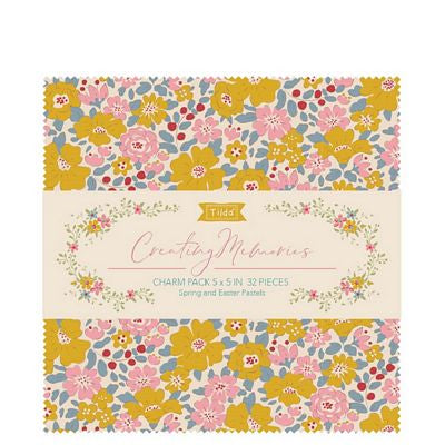 Tilda Creating Memories Charm Pack 5in, 32pc - Spring