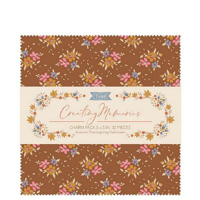 Tilda Creating Memories Charm Pack 5in, 32pc - Autumn