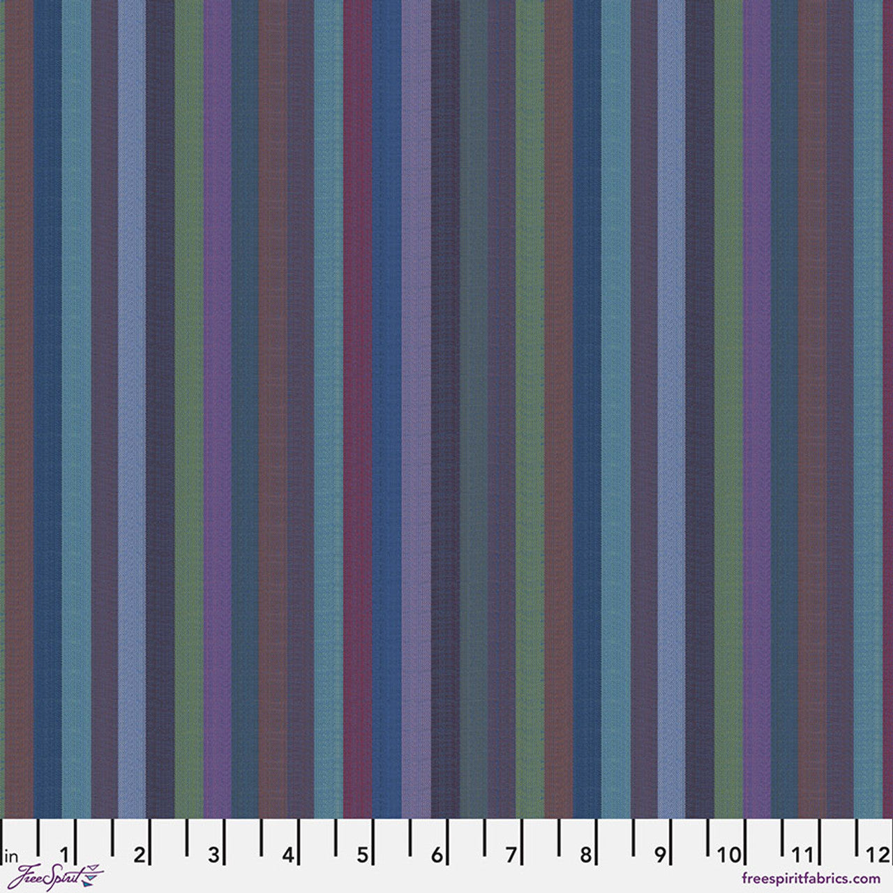 Kaffe Fassett - Narrow Stripe - Blue || Woven Stripes