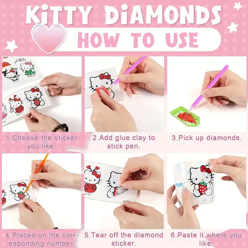 Hello Kitty Diamond Painting Kit