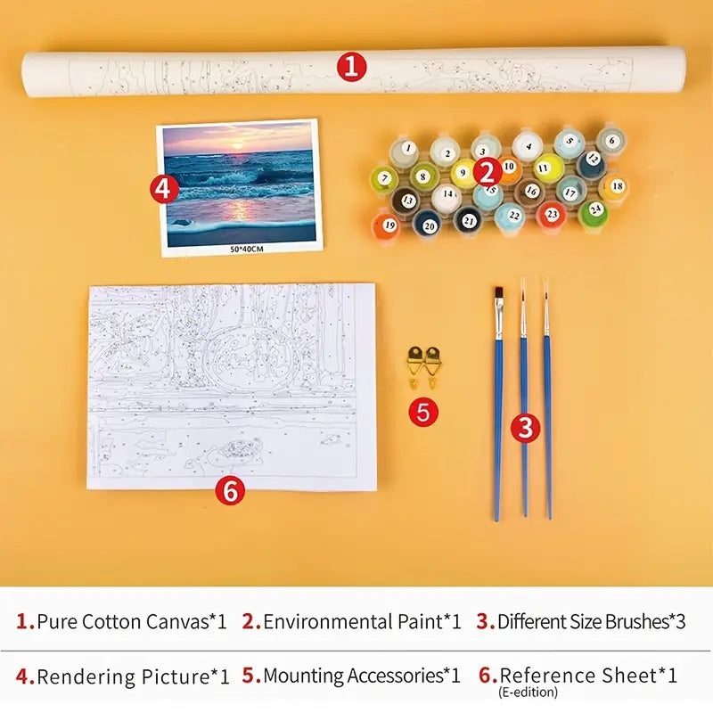 Totoro & Friends Paint by Numbers Kit