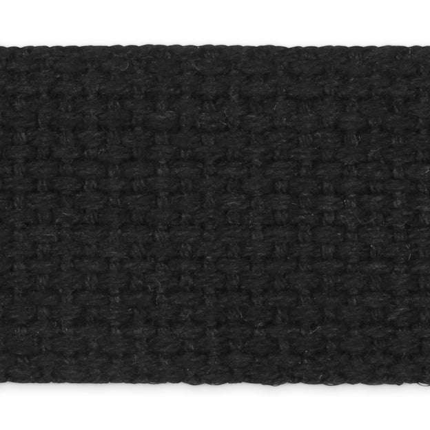 1-1/4" Cotton Belting & Strapping, Black